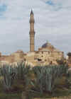 An Ottoman era (1528) mosque topped by a cluster of domes.