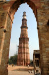 First three storeys in red sandstone, the fourth and fifth are sandstone and marble. 