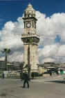 A clock tower in the new city